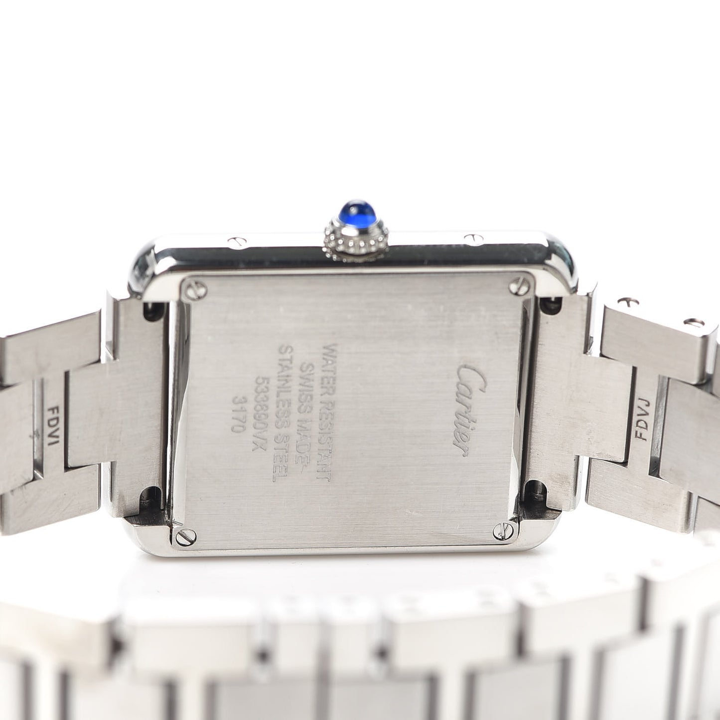Stainless Steel 24mm Tank Solo Quartz Watch