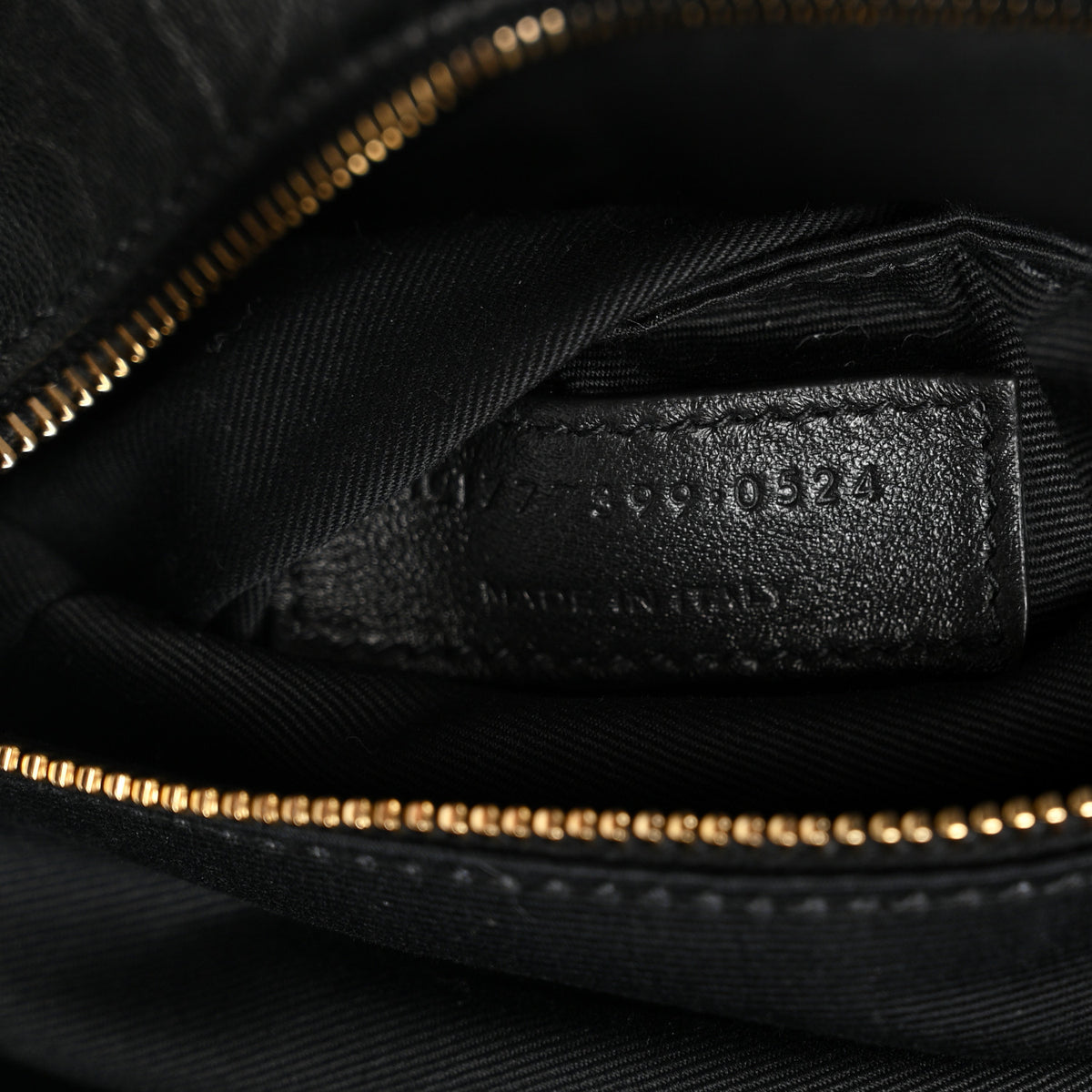 Saint Laurent Grained Lambskin Large Calypso Black 7 of 11