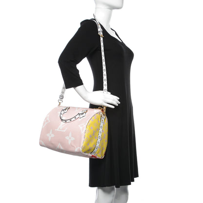 Louis Vuitton Monogram Giant Speedy Bandouliere 30 Rouge 2 of 9