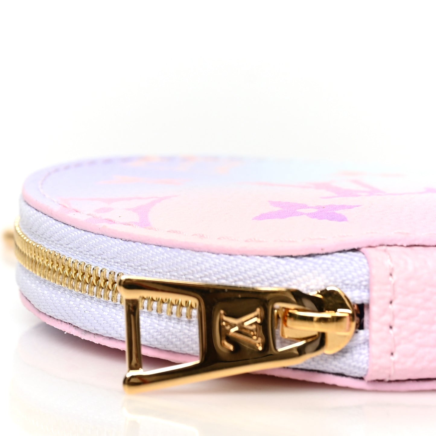 Monogram Spring In The City Papillon BB Round Coin Purse Sunrise Pastel