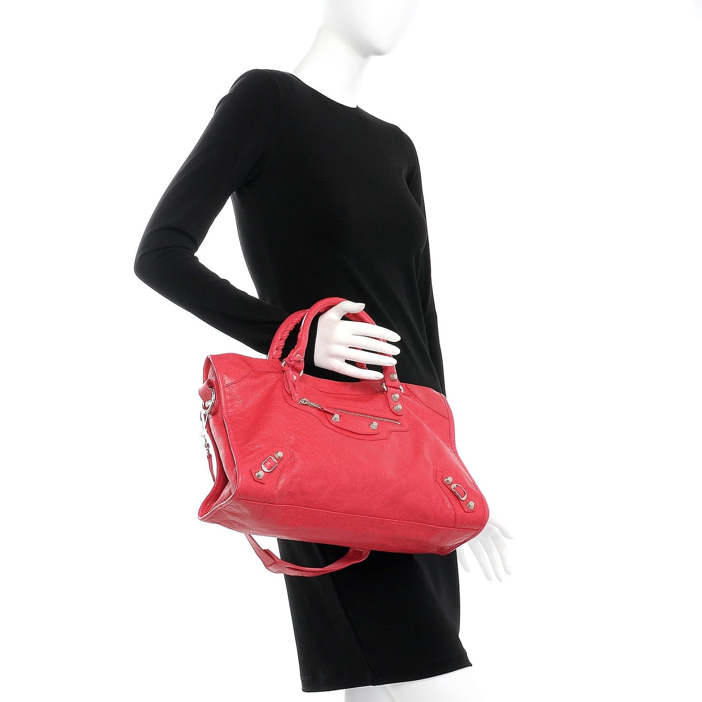 Agneau Giant 12 Silver Hardware City Rose Thulian