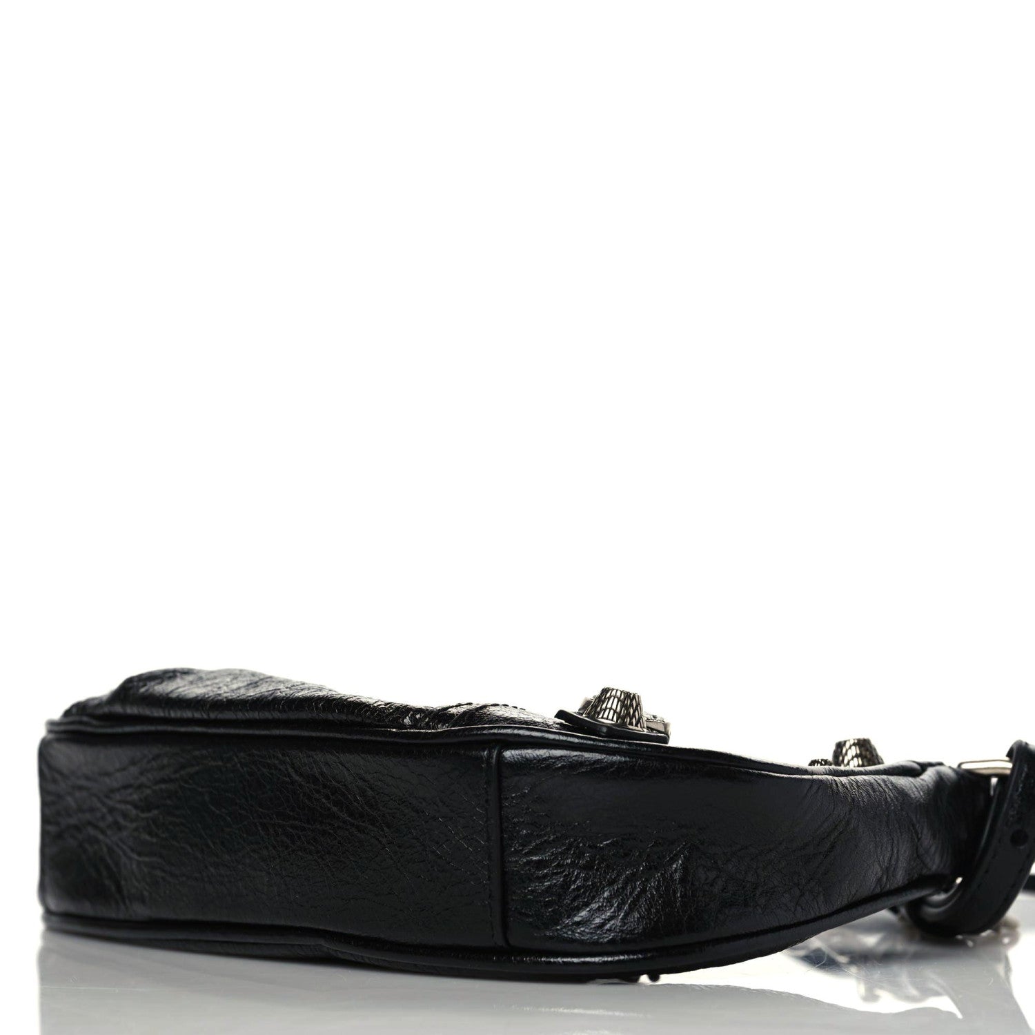 Balenciaga Agneau Arena Le Cagole Mini Purse With Chain Black 7 of 10