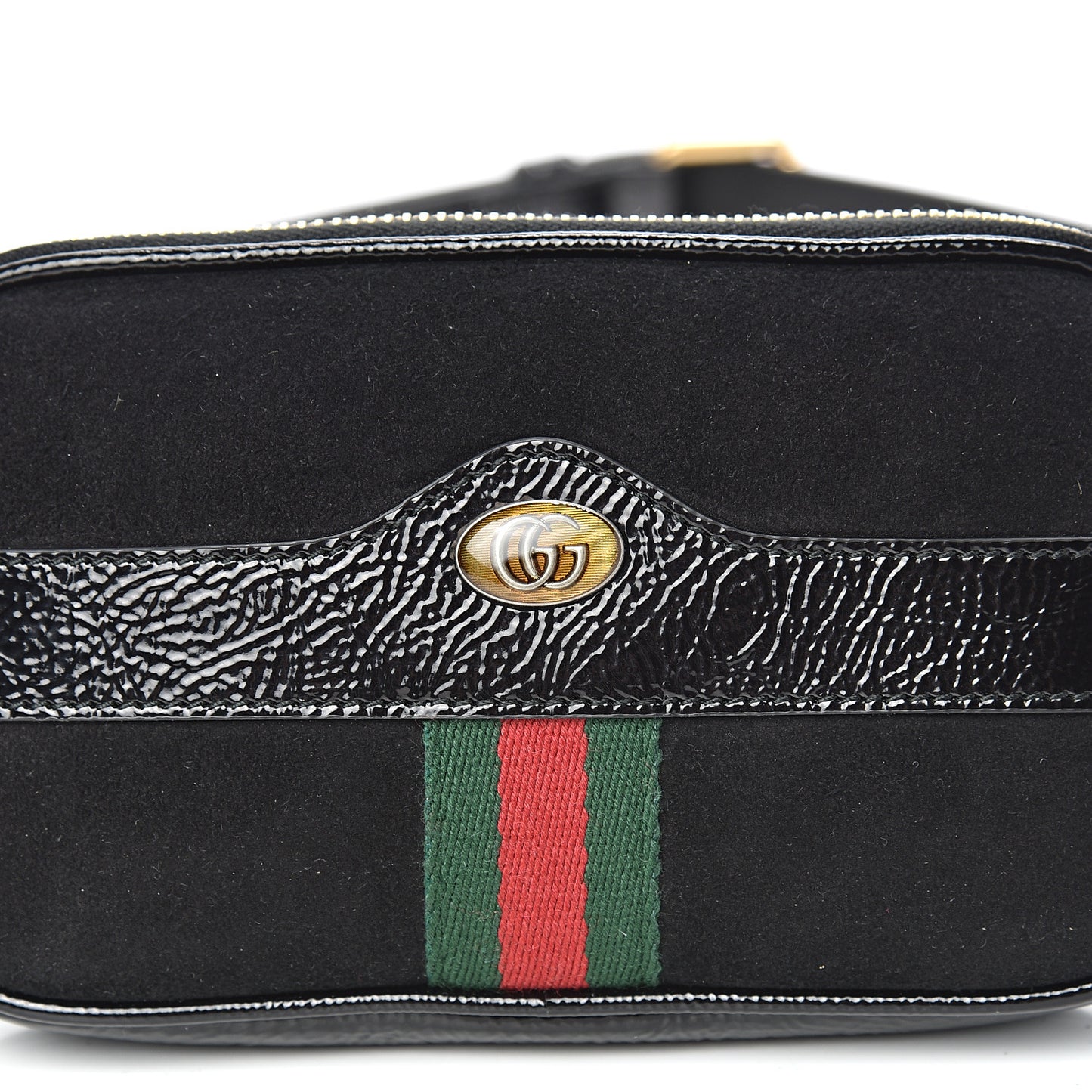 Suede Patent Ophidia Belted iPhone Case 95 38 Black