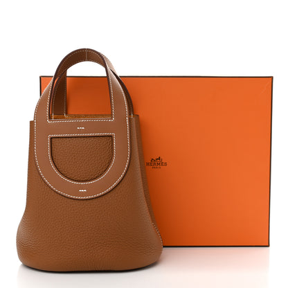 Hermes Taurillon Clemence Swift In-The-Loop 18 Bag Gold 11 of 11