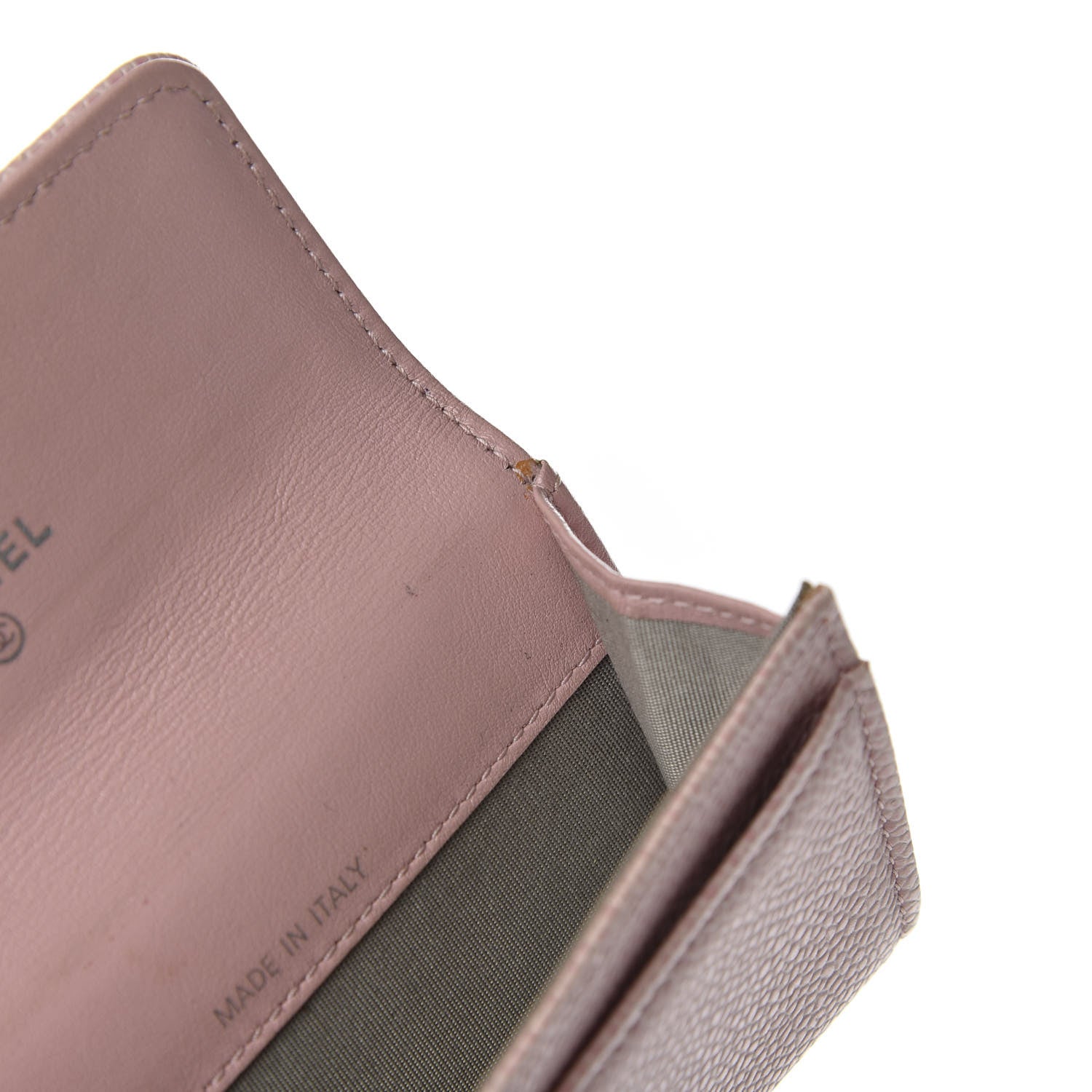 Chanel Caviar CC Timeless Card Holder Pink 8 of 9