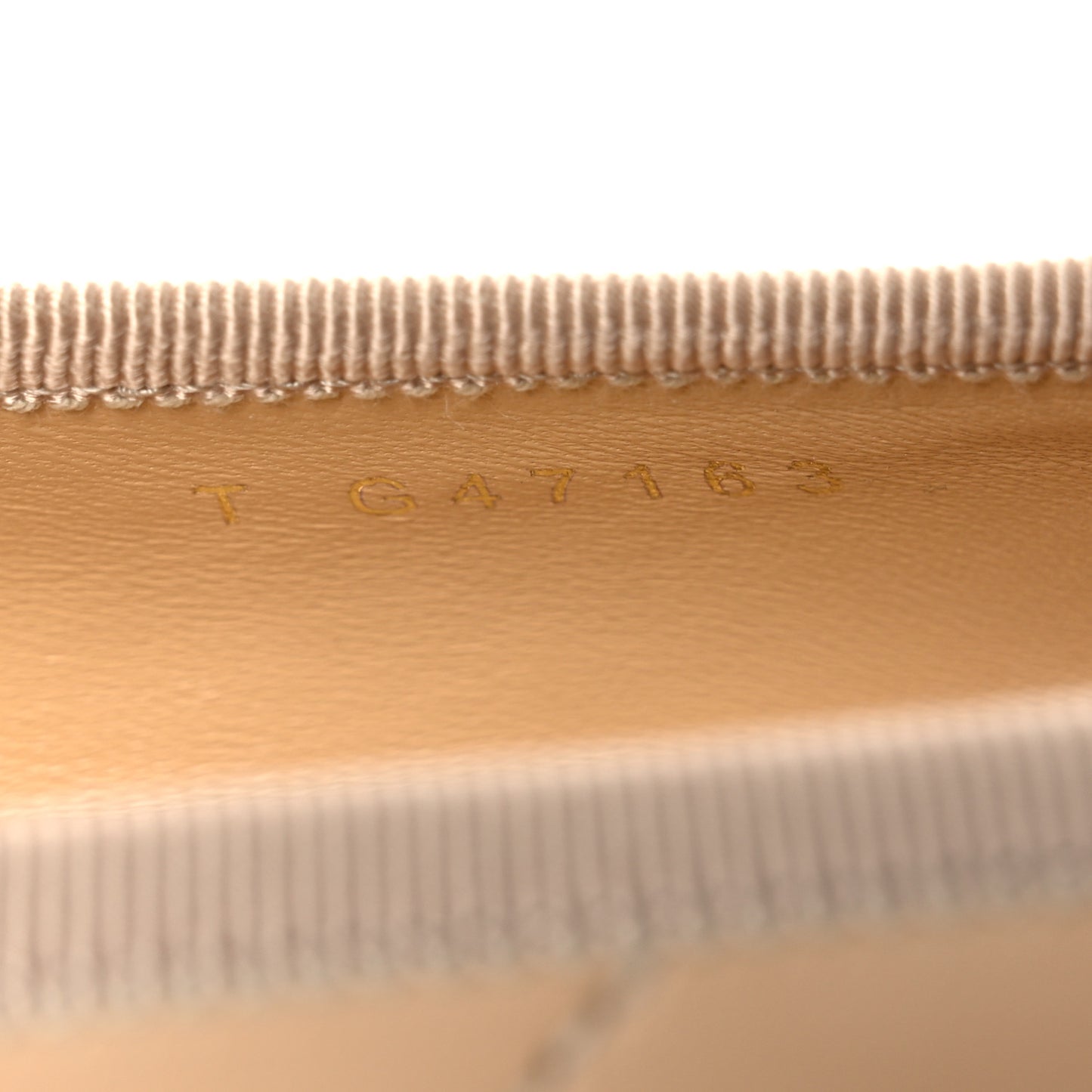Lambskin Quilted CC Cambon Ballet Flats 38 Beige Black