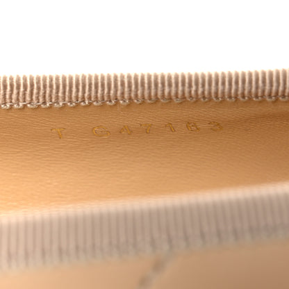 Chanel Lambskin Quilted CC Cambon Ballet Flats 38 Beige Black 10 of 11
