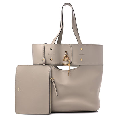 Chloe Smooth Grained Calfskin Medium Aby Tote Motty Grey 1 of 9