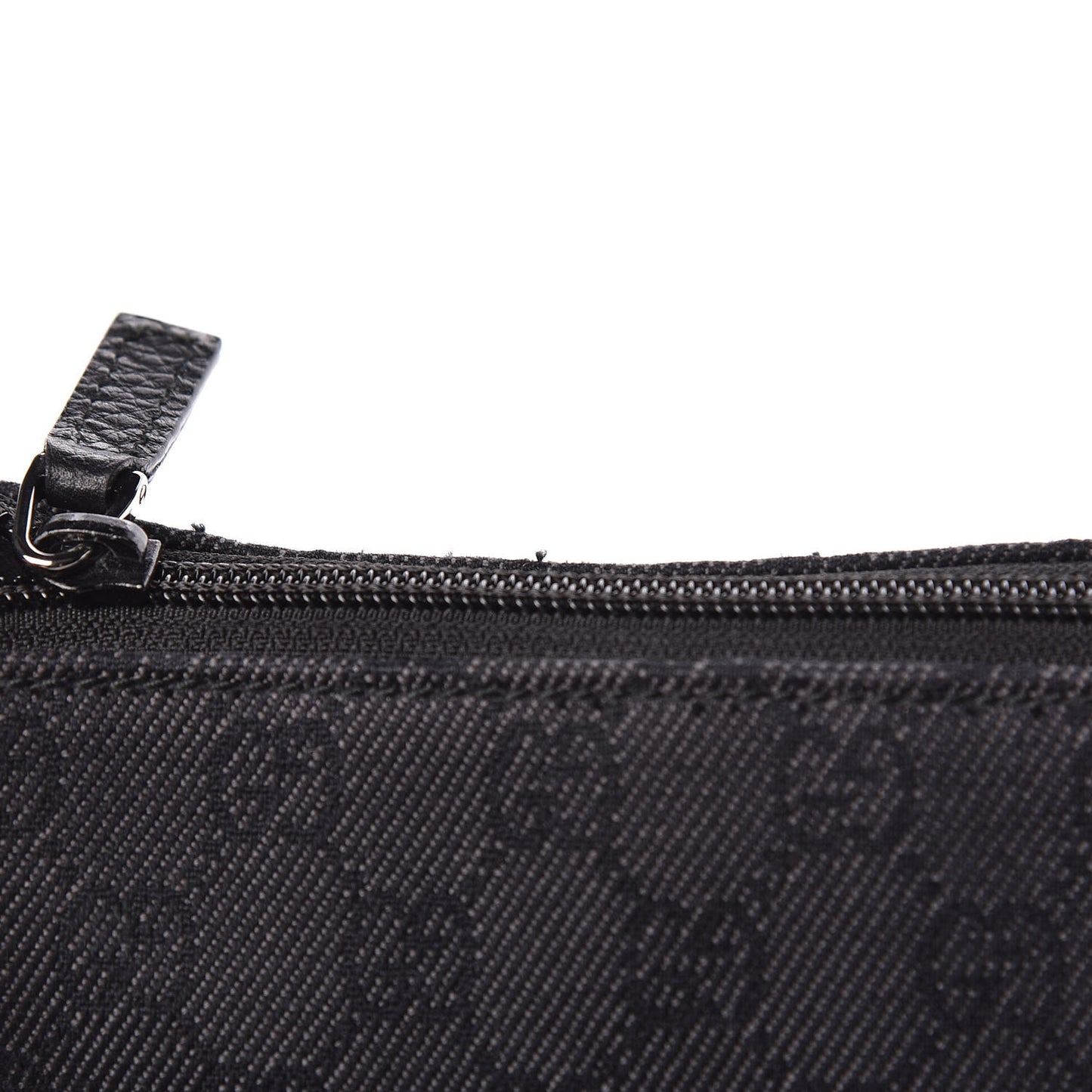 Denim Monogram Messenger Bag Black
