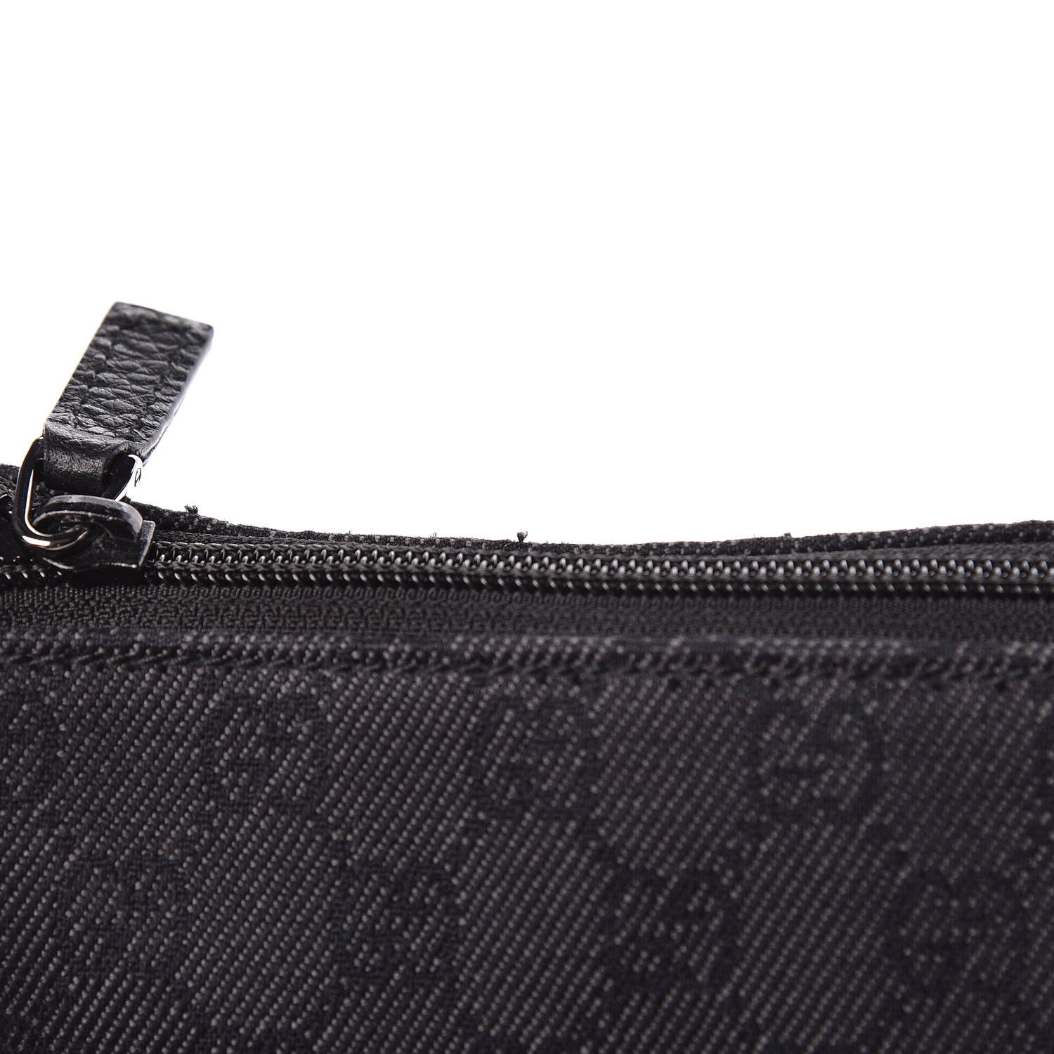 Gucci Denim Monogram Messenger Bag Black 8 of 14