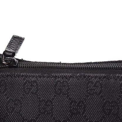 Gucci Denim Monogram Messenger Bag Black 8 of 14