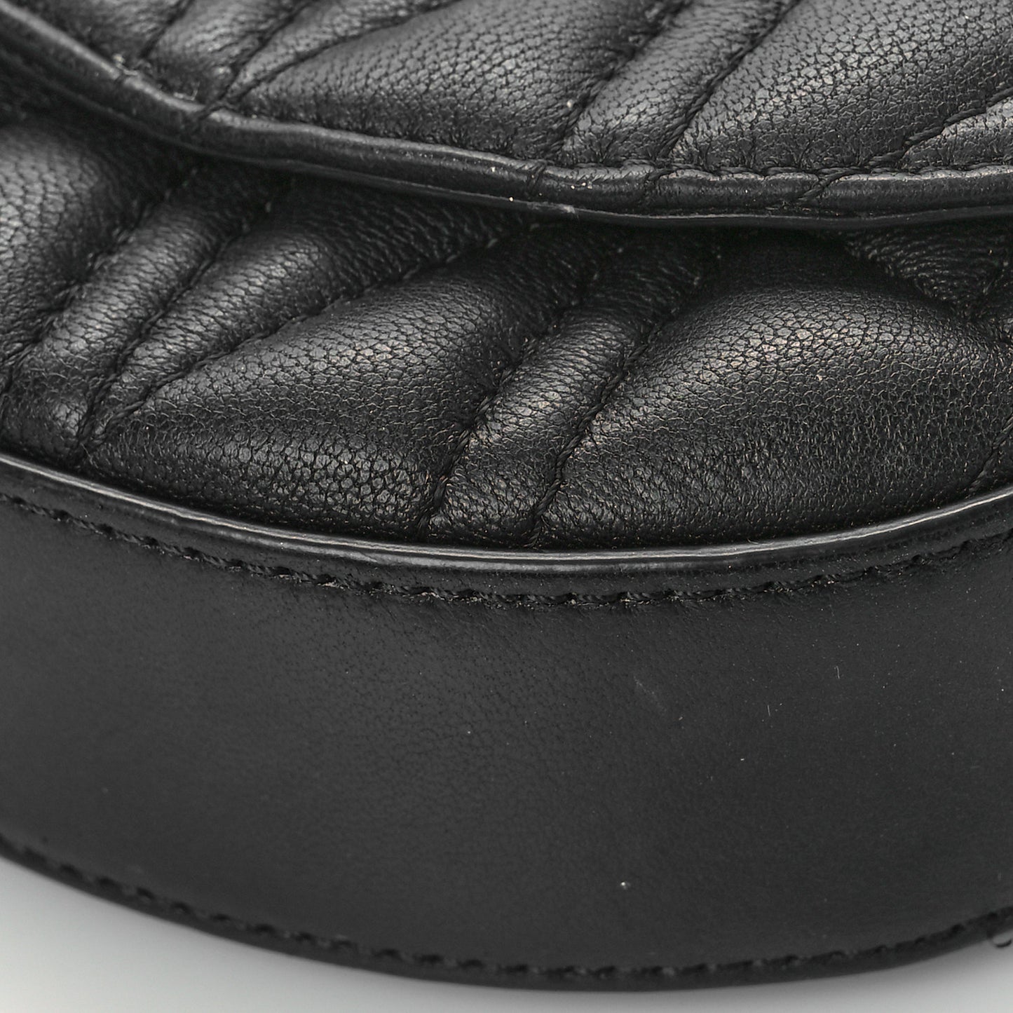 Nappa Quilted Virtus Belt Bag Black