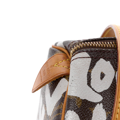 Louis Vuitton Monogram Graffiti Speedy 30 Silver 14 of 18