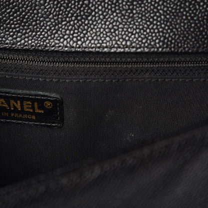 Chanel Caviar Quilted New Medium Boy Flap Black 8 of 12
