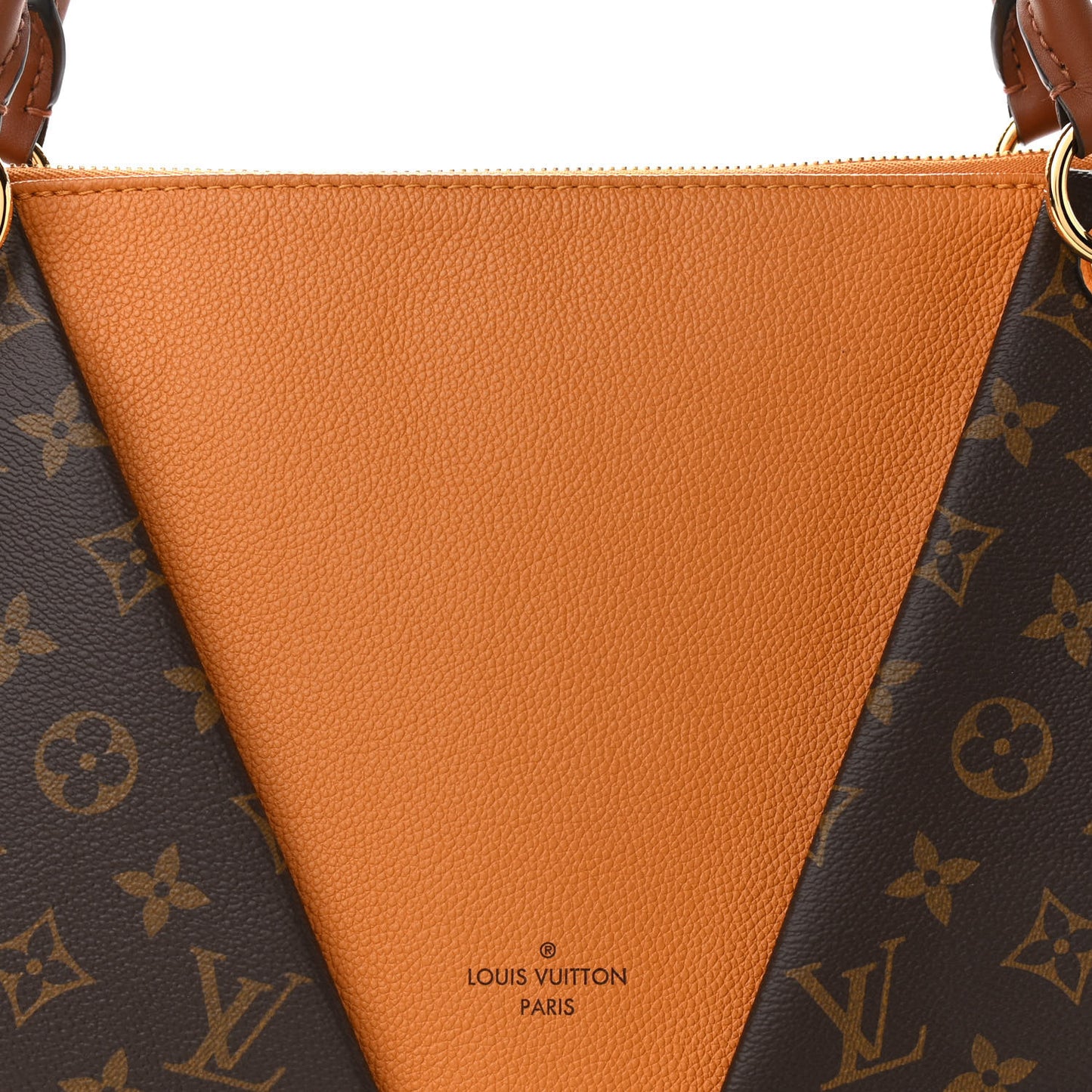 Monogram V Tote MM Safran