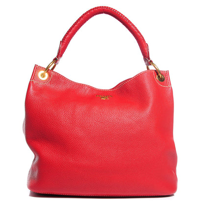 Prada Vitello Daino Hobo Fuoco 1 of 12
