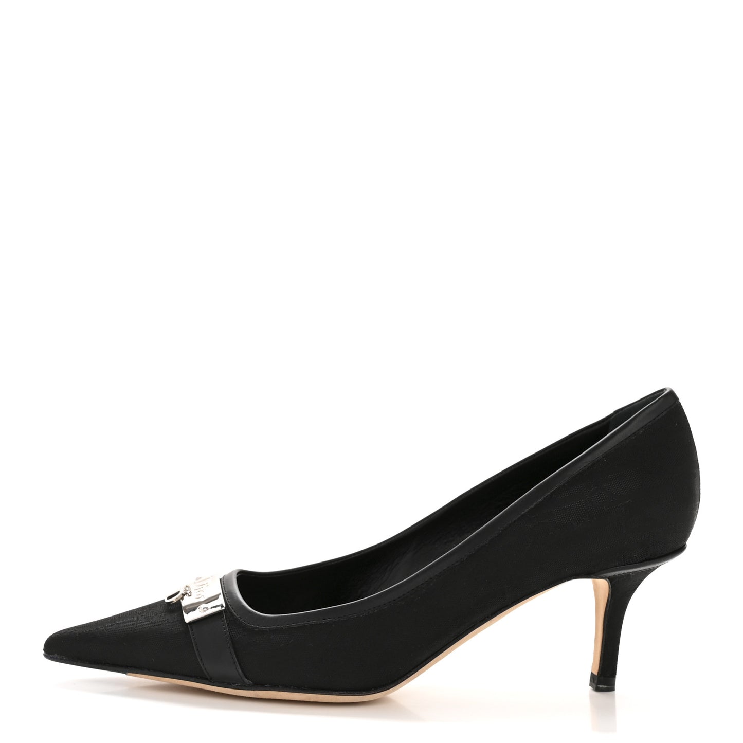 Oblique Canvas Street Chic Pumps 37 Black