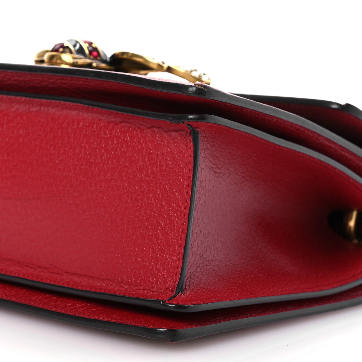 Gucci GG Supreme Monogram Small Queen Margaret Top Handle Bag Red 14 of 17