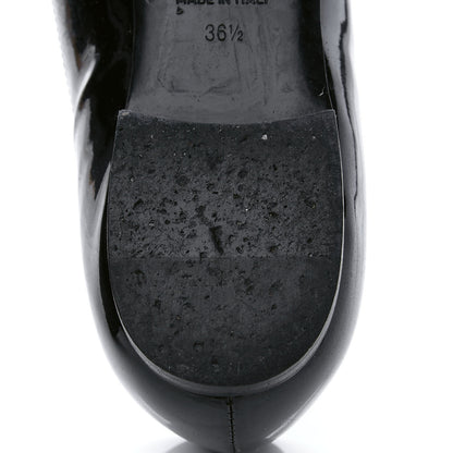 Chanel Patent Cap Toe Ballerina Flats 36.5 Black White 10 of 10