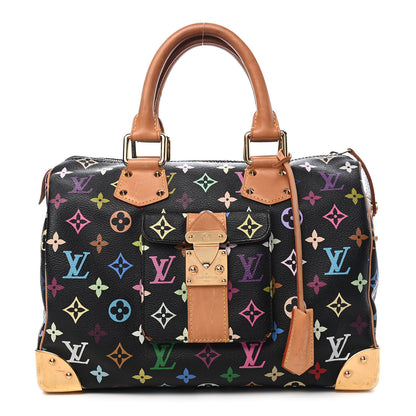 Louis Vuitton Monogram Multicolor Speedy 30 Black 1 of 8