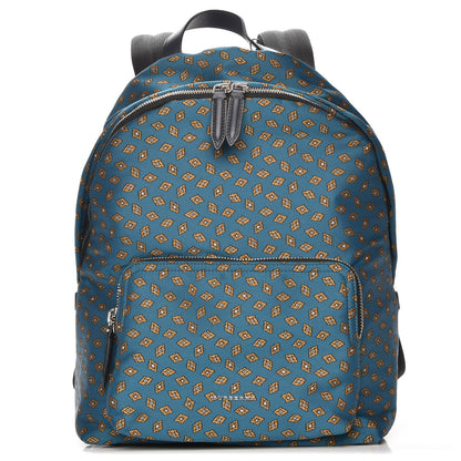 Burberry Nylon Tie Print Abbeydale Simple Backpack Dark Teal 1 of 9