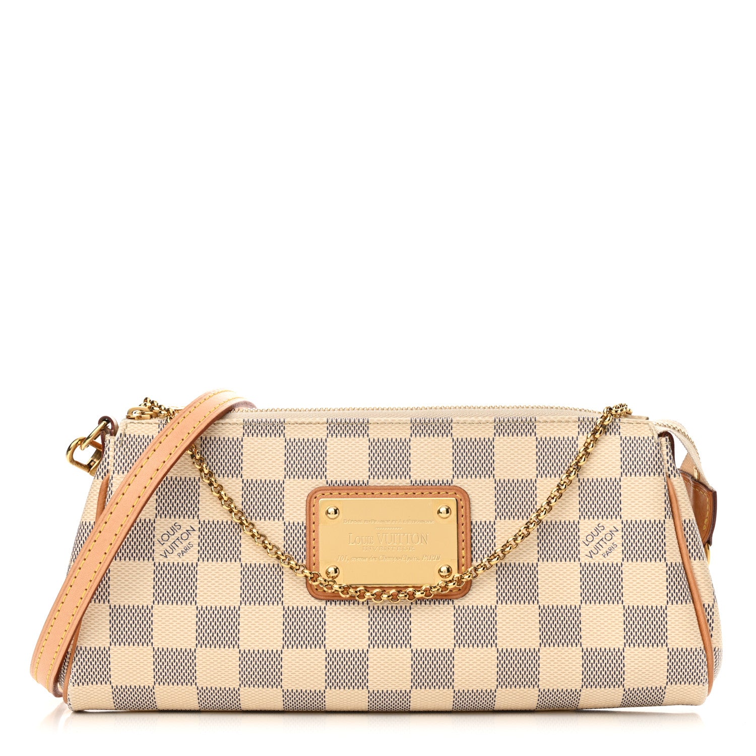 Louis Vuitton Damier Azur Eva Clutch 1 of 11