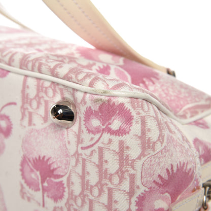 Christian Dior Canvas Monogram Floral Bowler Pink 12 of 20