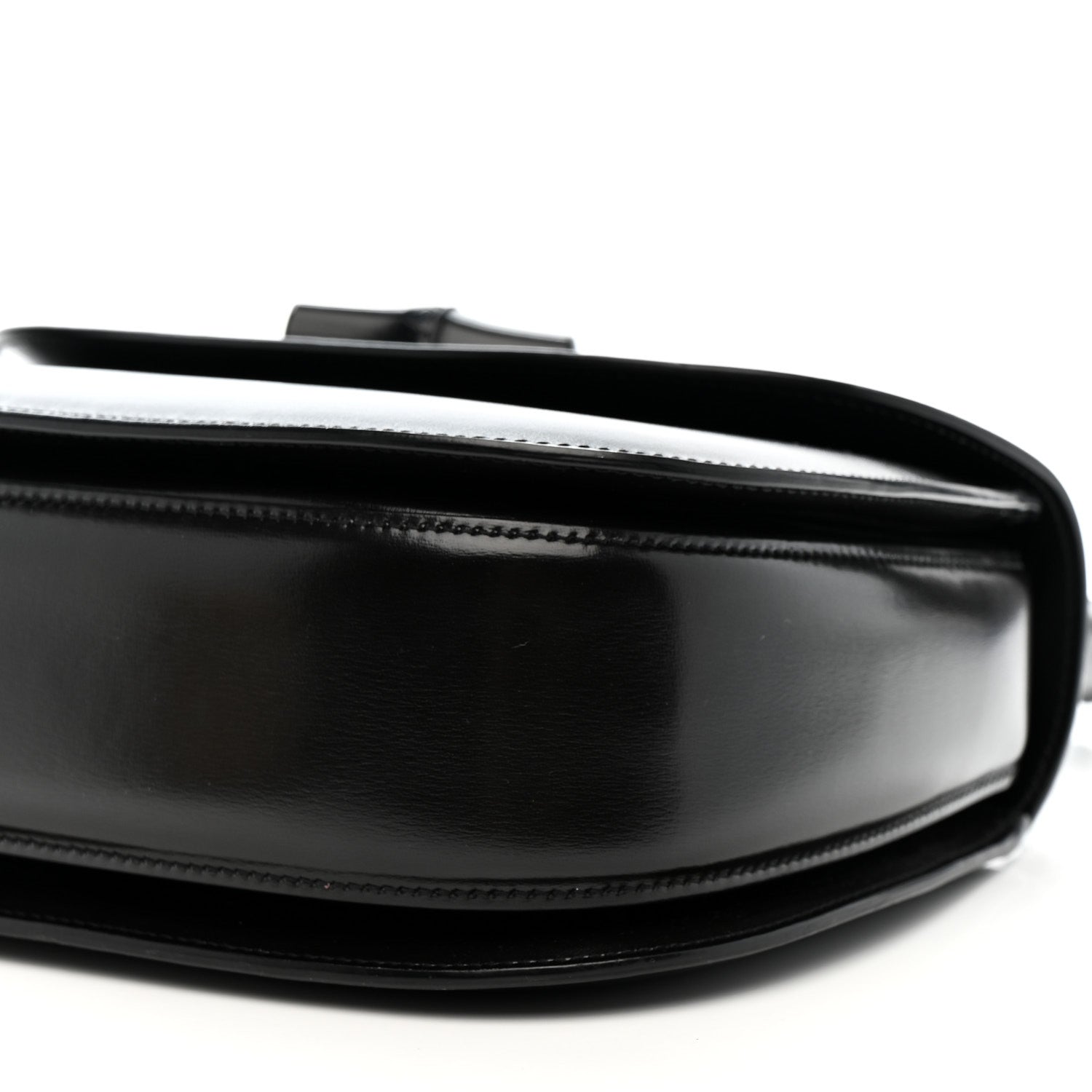 Gucci Boarded Dyana Lux Calfskin Web Monochrome Medium Bamboo 1947 Top Handle Bag Black 9 of 19