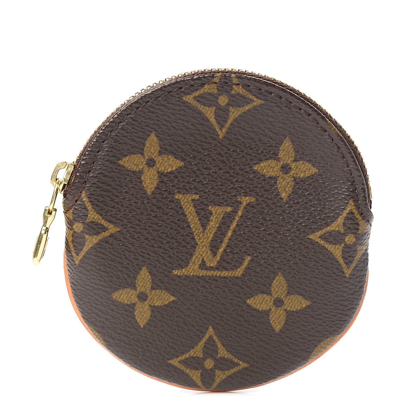 Monogram Round Coin Purse