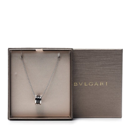 Bulgari Sterling Silver Ceramic Save The Children Pendant Necklace 7 of 7