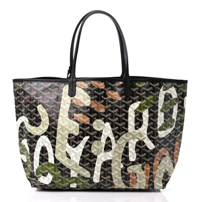 Goyard Goyardine Saint Louis Lettres Camouflage PM Black Green 3 of 10