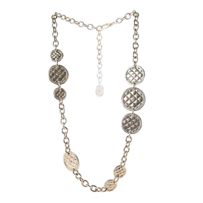 Chanel Quilted Medallion Chain Belt Necklace 90 Gold 4 of 7