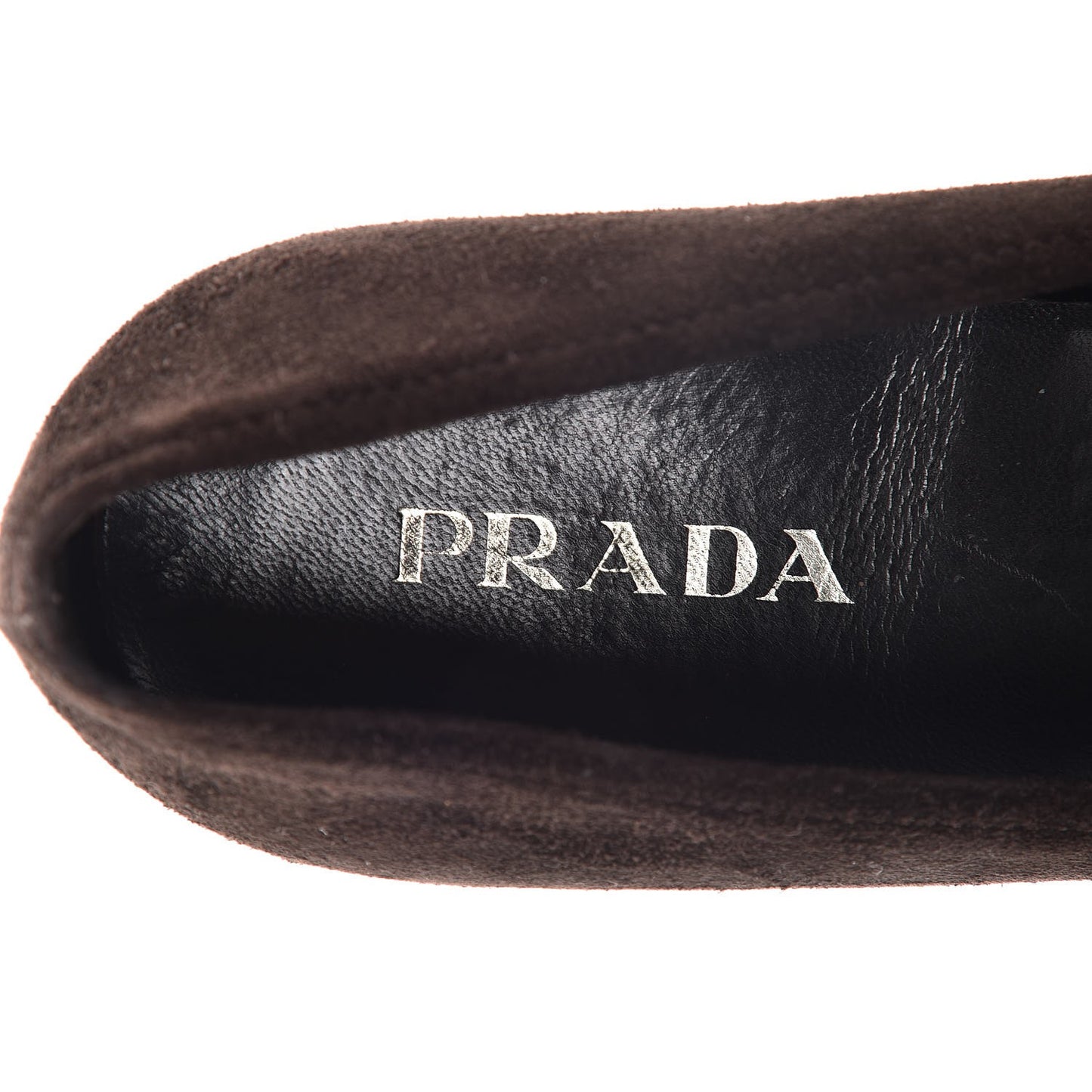 Suede Scamosciato Loafers 35.5 Ebano