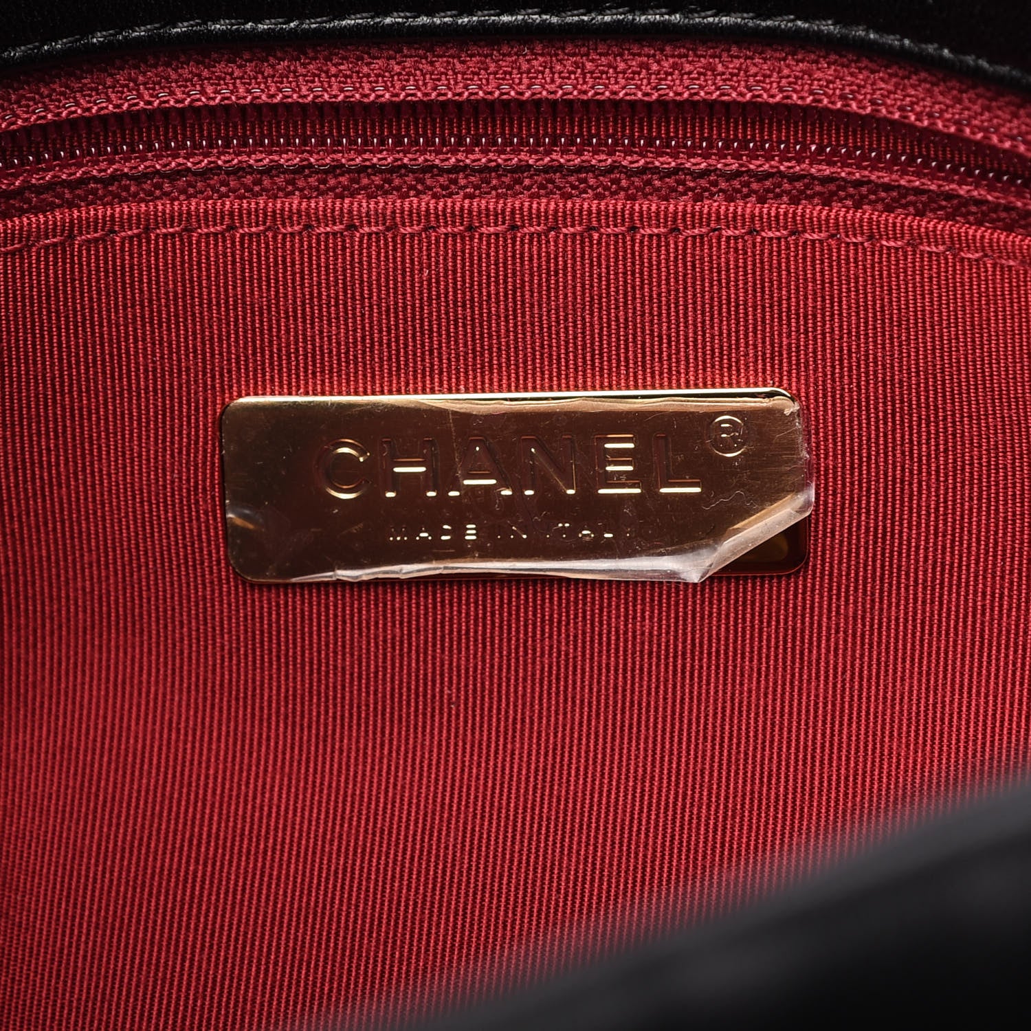 Chanel Lambskin Quilted Large Chanel 19 Flap Black 8 of 11