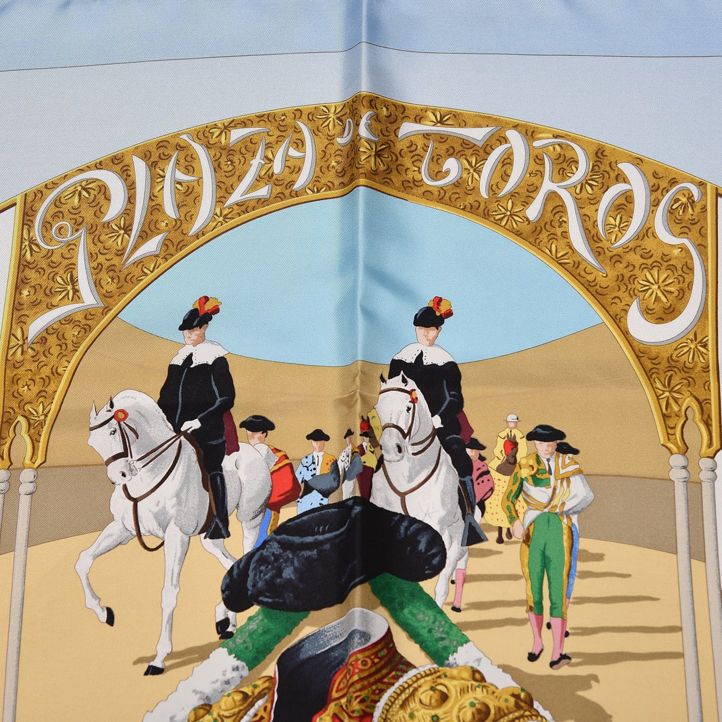 Silk Plaza De Toros Scarf 90