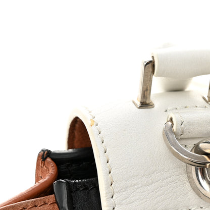 Celine Smooth Calfskin Suede Medium Tri-Color Trapeze White 11 of 11