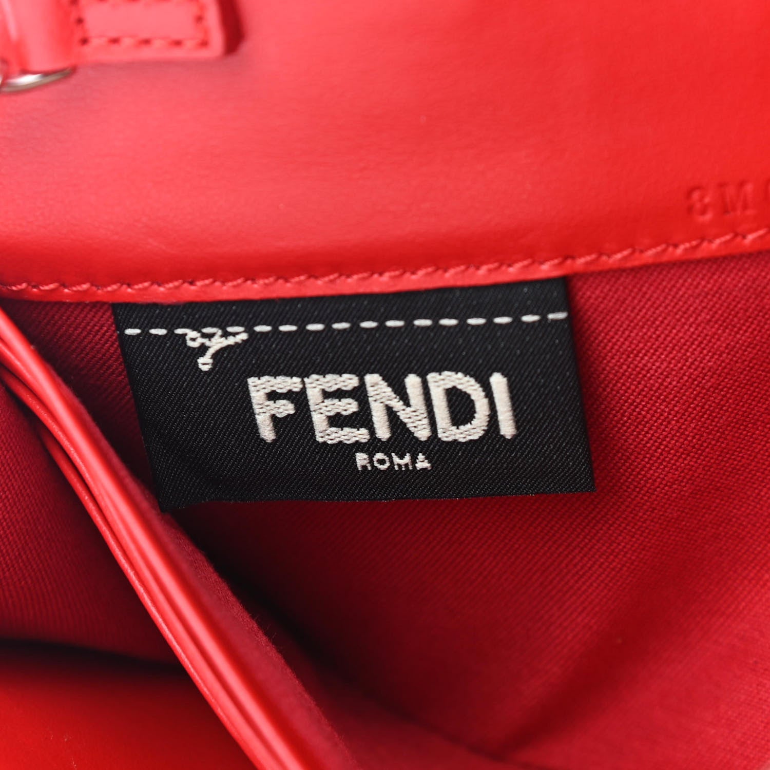 Fendi Vitello Liberty Century Lucido By The Way Continental Wallet On Chain Rosso 8 of 8