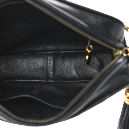 Chanel Lambskin Chevron Quilted Tassel Camera Case 5 of 9