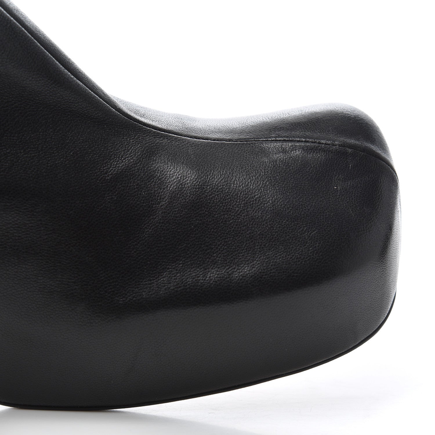Bottega Veneta Nappa Platform Square Toe Ankle Boots 38 Black 12 of 16