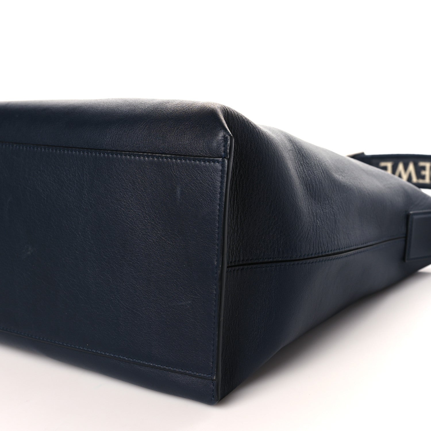 Loewe Supple Smooth Calfskin Jacquard Cubi Crossbody Bag Deep Navy 9 of 9