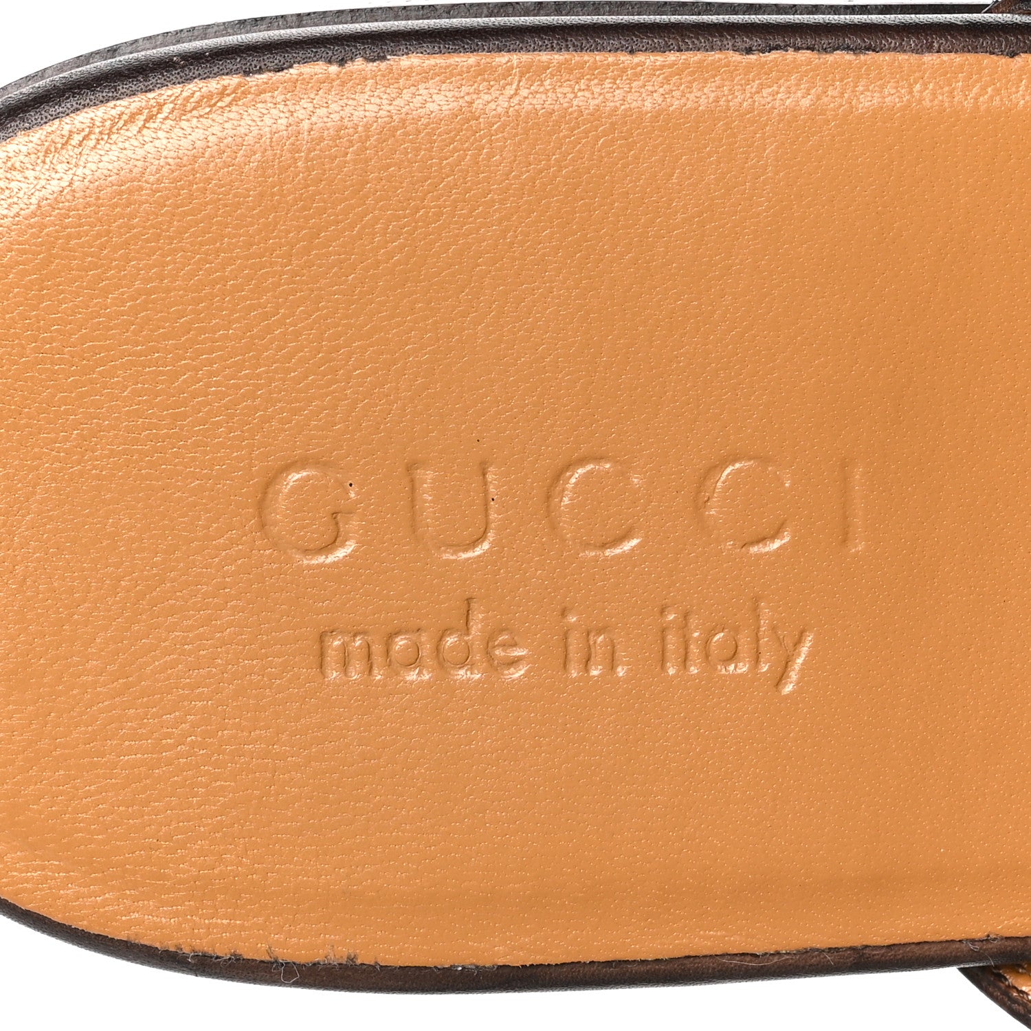 Gucci Calfskin Mens Princetown Slippers 10 Fondente Brown 5 of 10