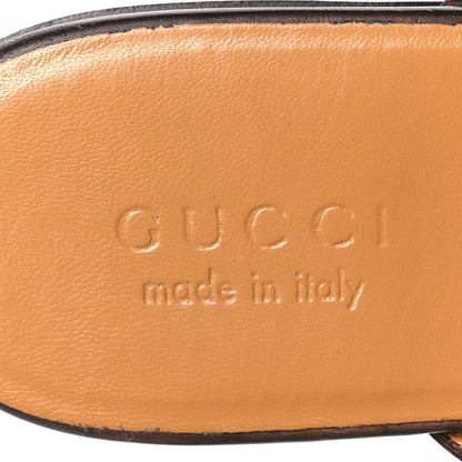Gucci Calfskin Mens Princetown Slippers 10 Fondente Brown 5 of 10