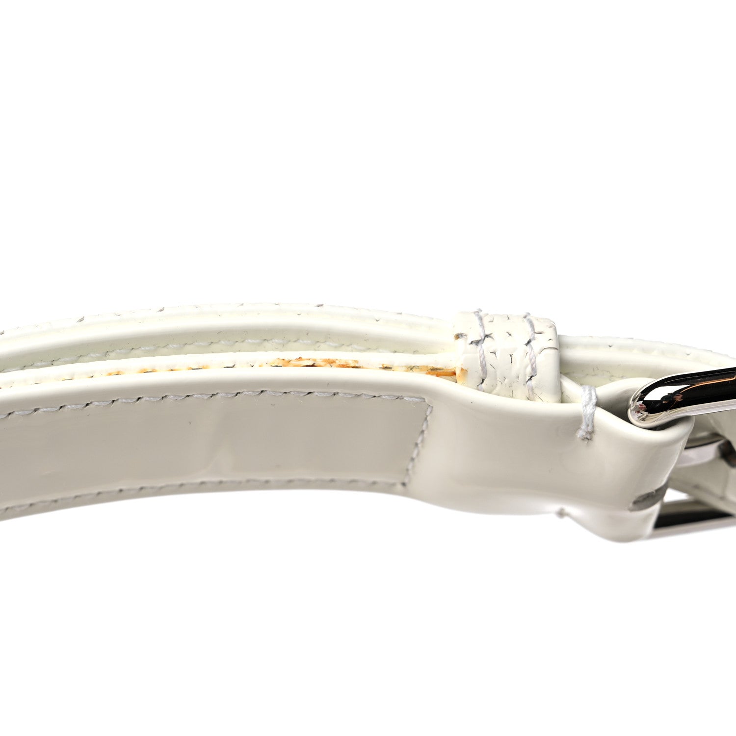 Christian Dior Patent Micro-Cannage Medium Lady Dior White 12 of 13