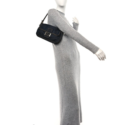 Fendi Denim Baguette Blue 2 of 9