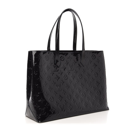 Louis Vuitton Vernis Wilshire MM Blue Infini 3 of 11