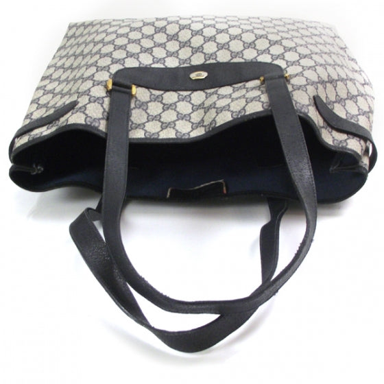 Gucci Monogram Tote Navy 6 of 10