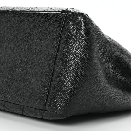 Chanel Caviar Quilted Grand Shopping Tote GST Black 9 of 10