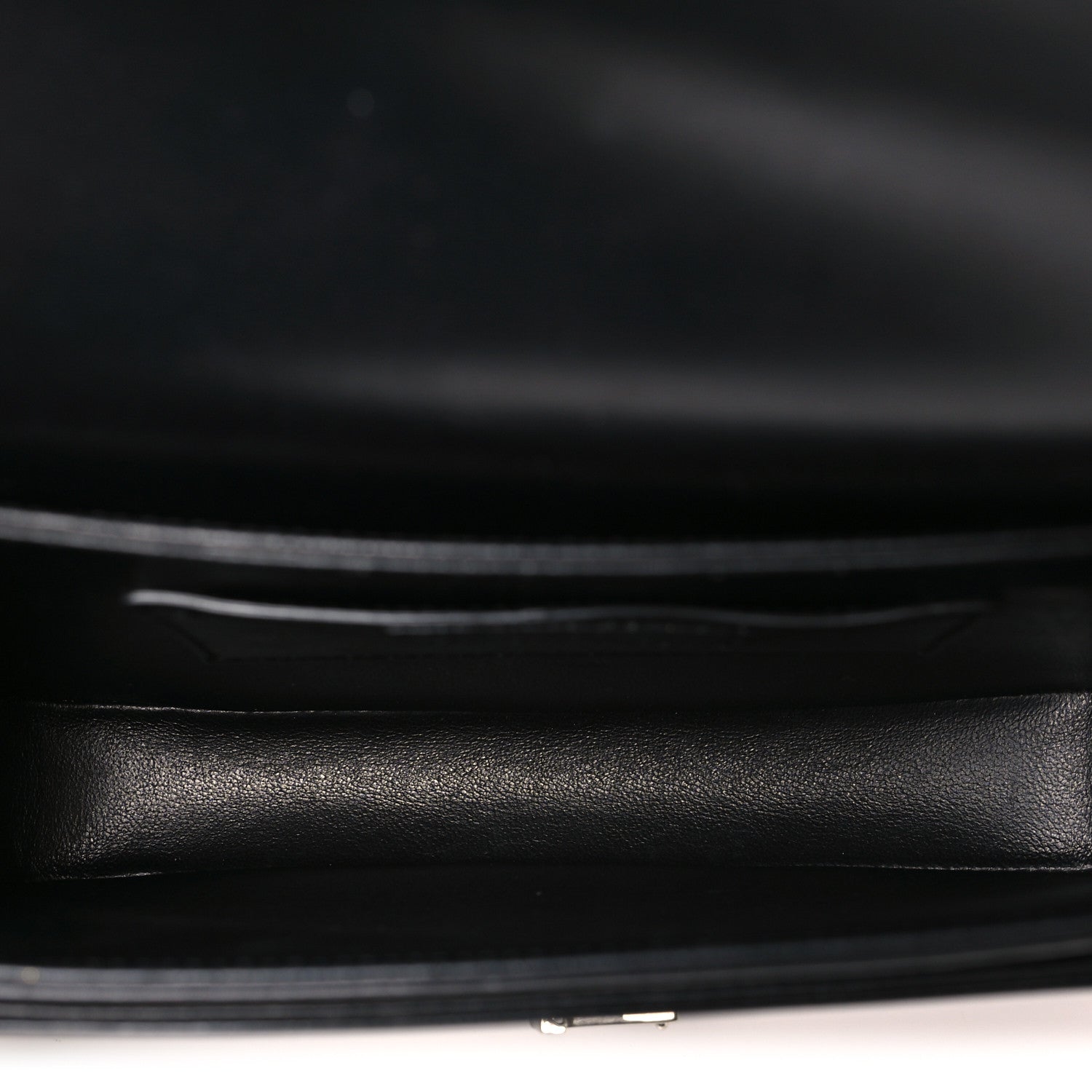 Saint Laurent Box Calfskin Monogram Medium Solferino Satchel Black 5 of 9