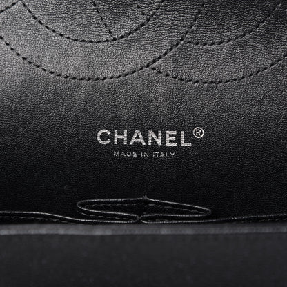 Chanel Iridescent Caviar Quilted Jumbo Double Flap Black 8 of 10