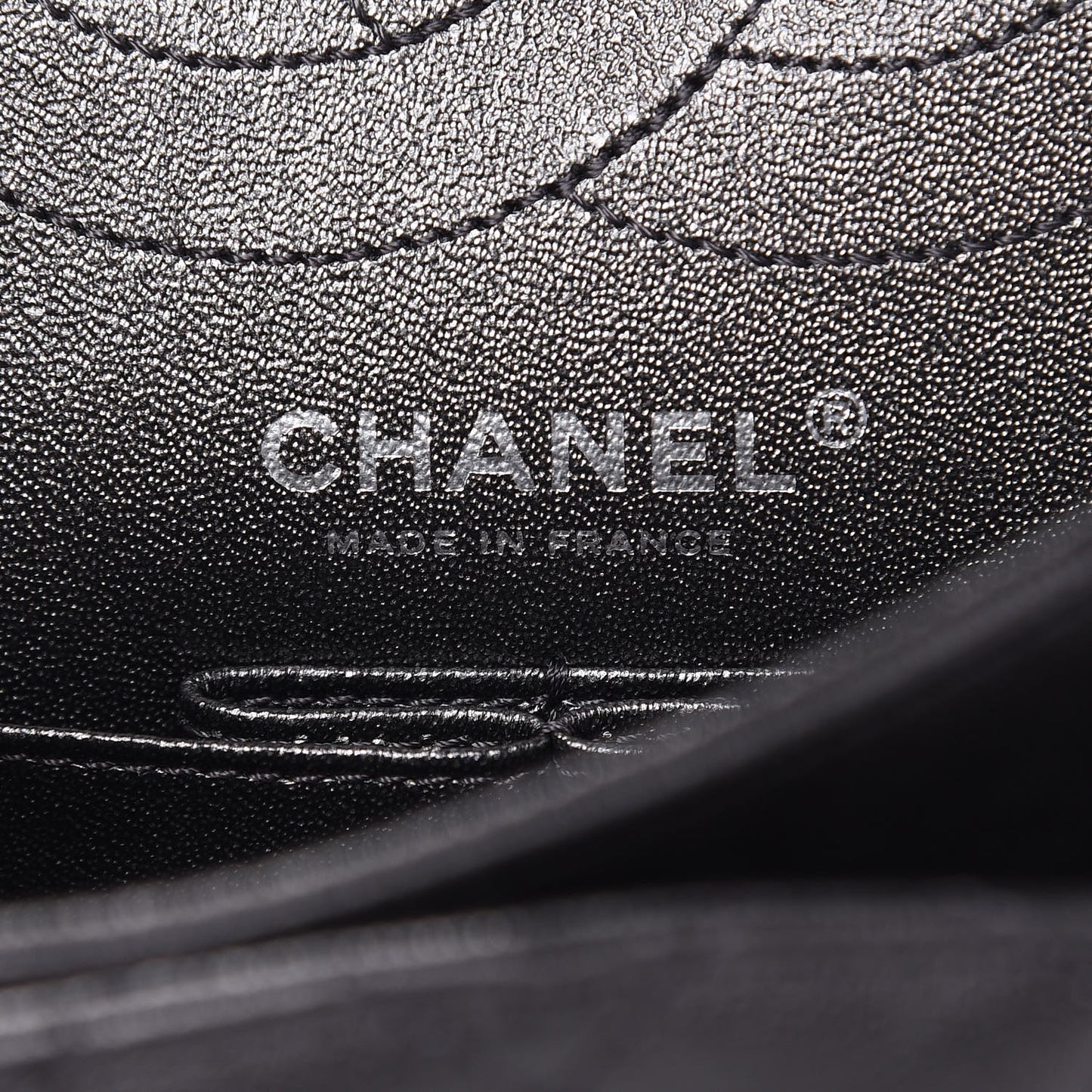 Metallic Sheepskin Quilted 2.55 Reissue 225 Flap Black